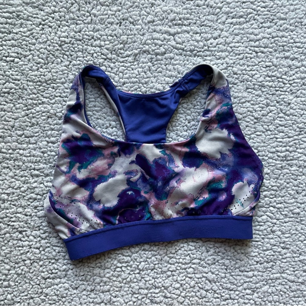 Tie-dye sports bra